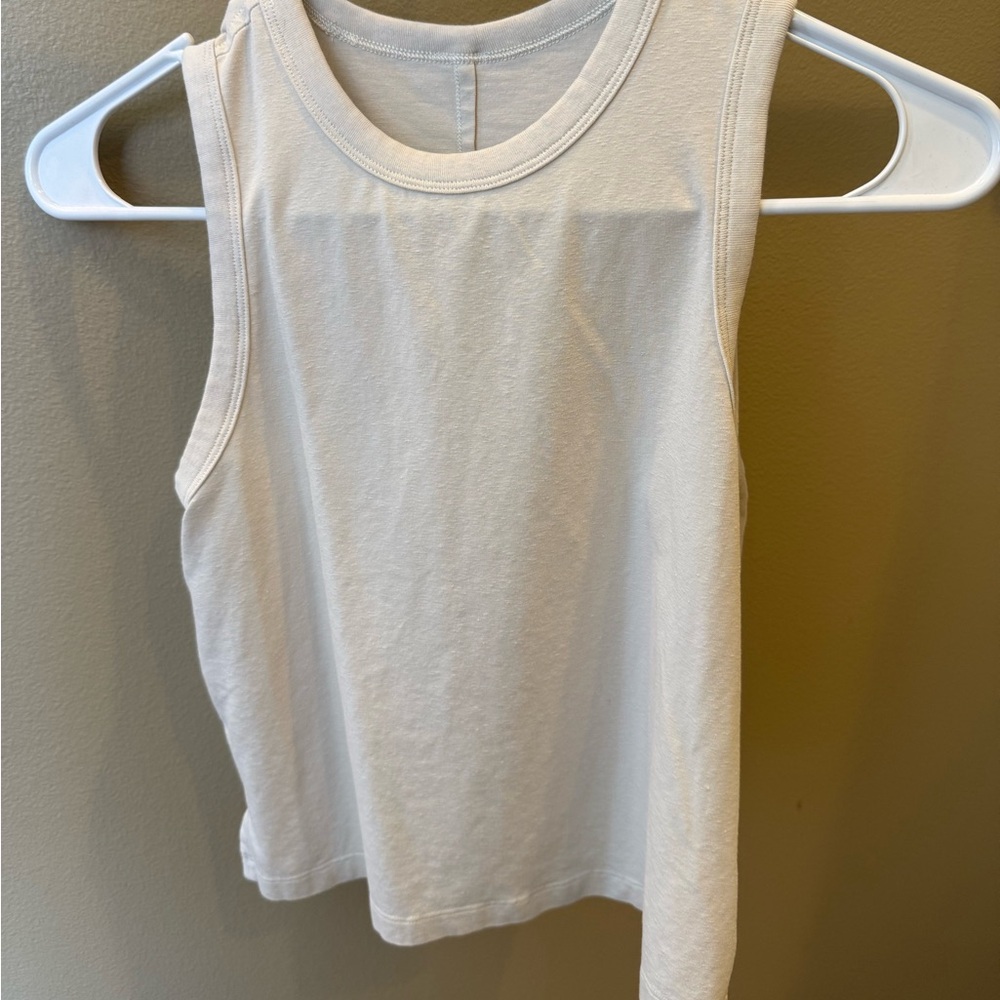 Lululemon off white tank top